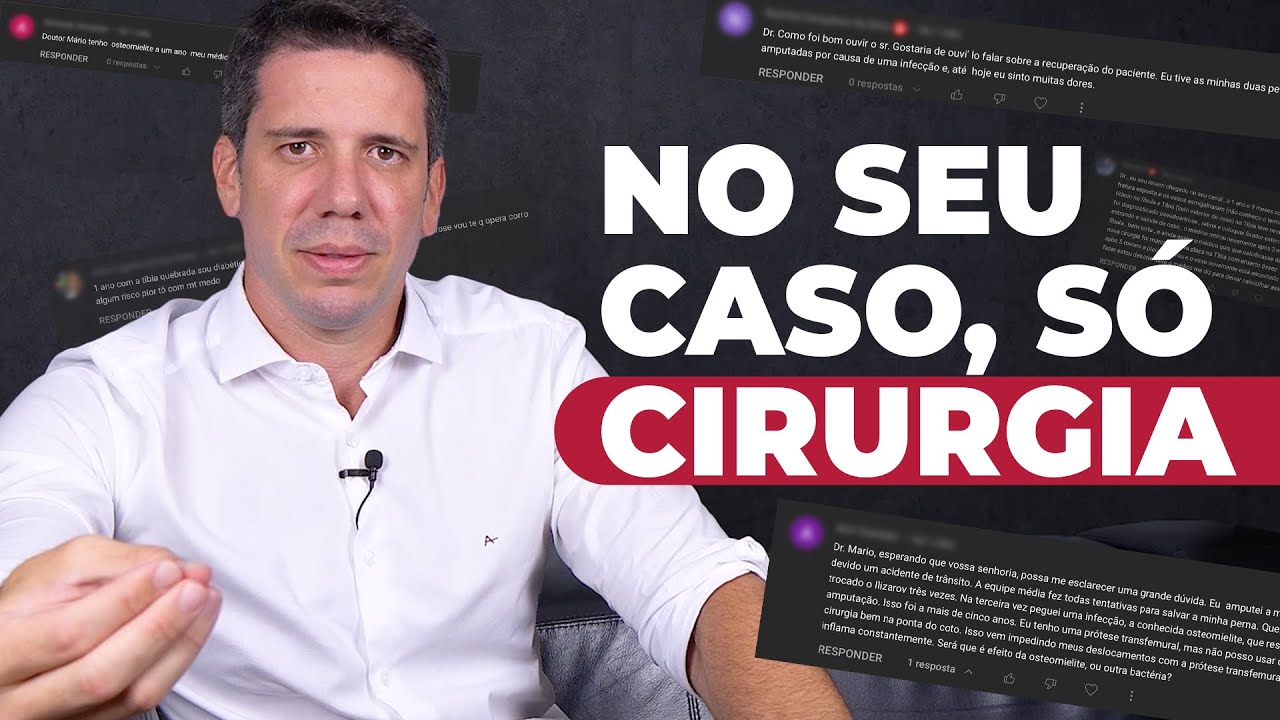 Dúvidas dos Inscritos Sobre Osteomielite | #DrMárioResponde