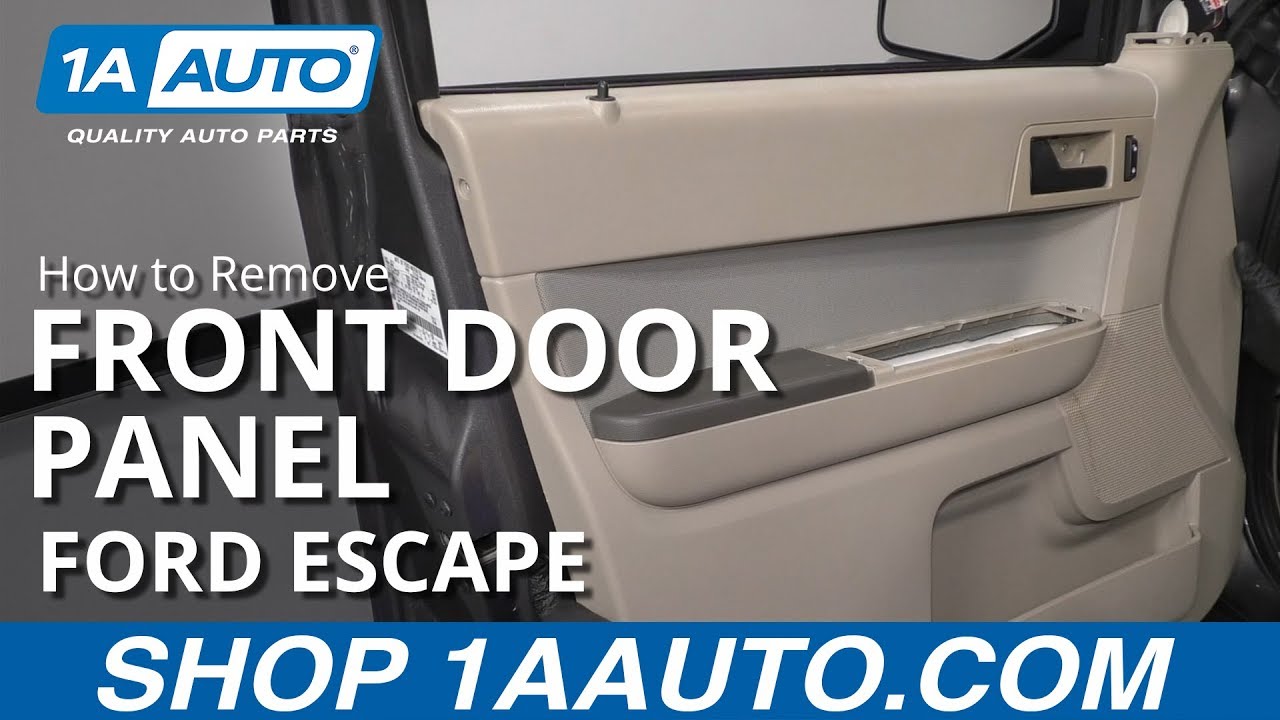 How to Remove Front Inside Door Panel 08-12 Ford Escape