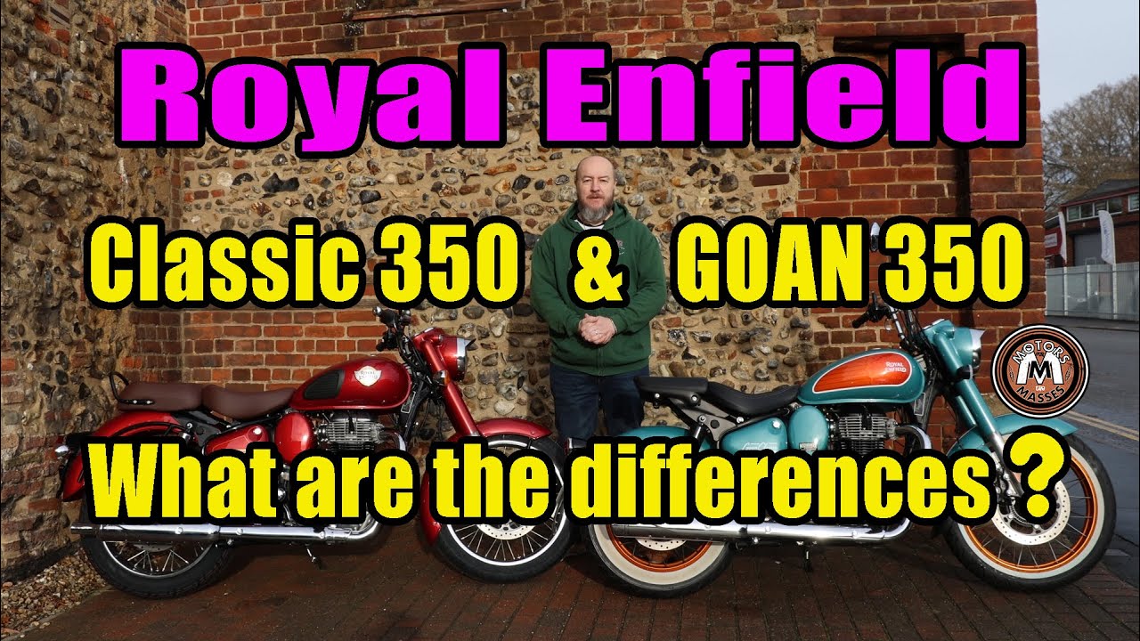 ОБЗОР различий между моделями GOAN 350 и Classic 350 от Royal Enfield