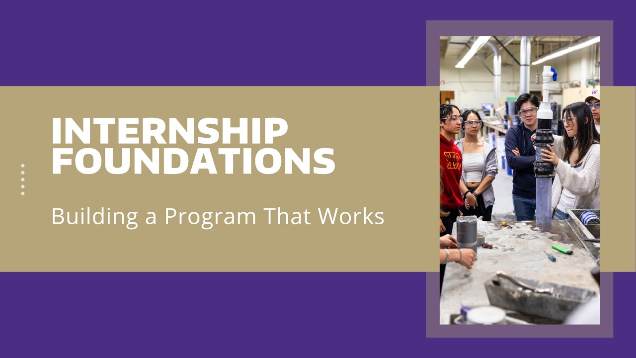 Internship Foundations: Building a Program that Works (Winter 2026)