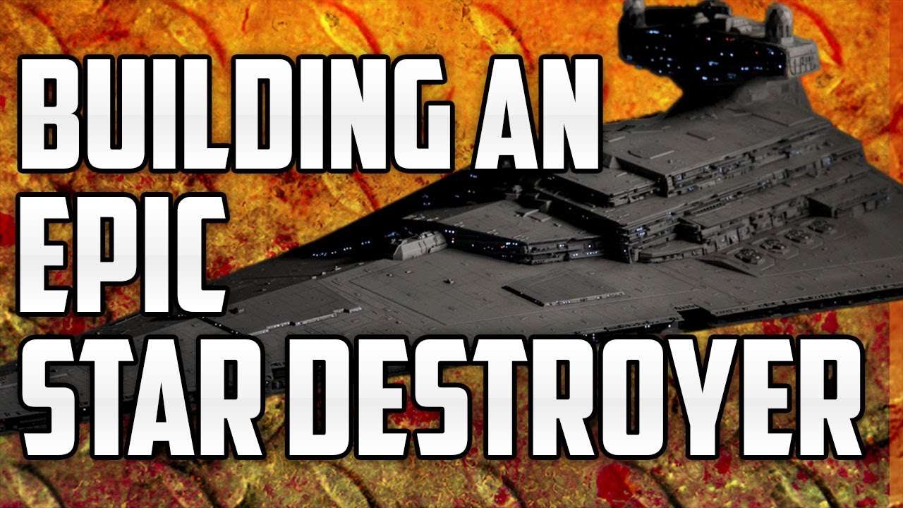 Painting the Star Wars Revell / Zvesda Star Destroyer (2/2)