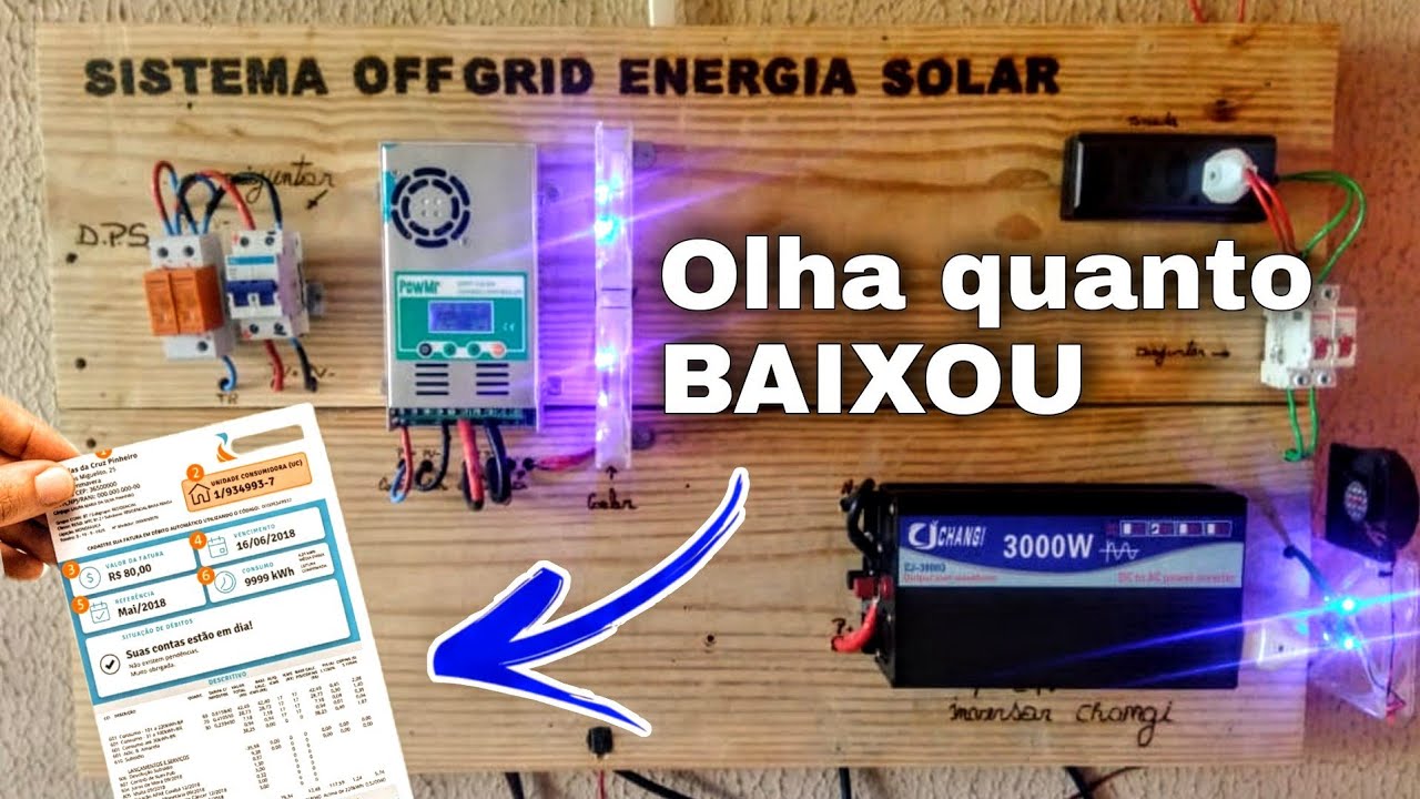 Olha QUANTO o Ariosvaldo ECONOMIZOU em 15 dias com seu sistema off grid