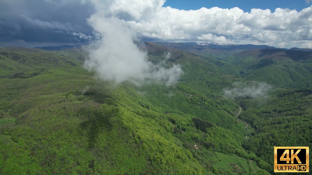 Munţii Orăştiei, imagini din drona zona Platoul Luncanilor si drumul Sarmizegetusa Regia | Adisan