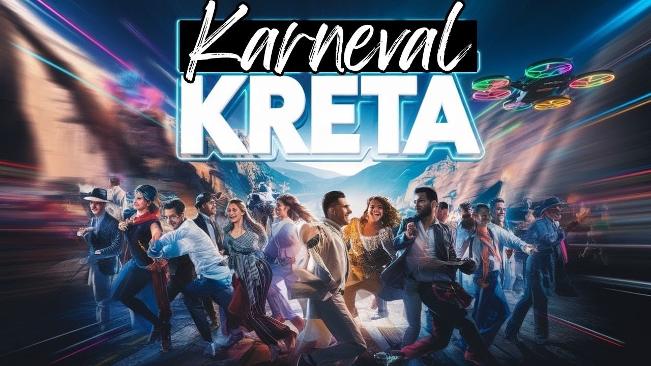 Karneval auf Kreta: Atemberaubende Drohnen- und POV-Aufnahmen des bunten Umzugs!