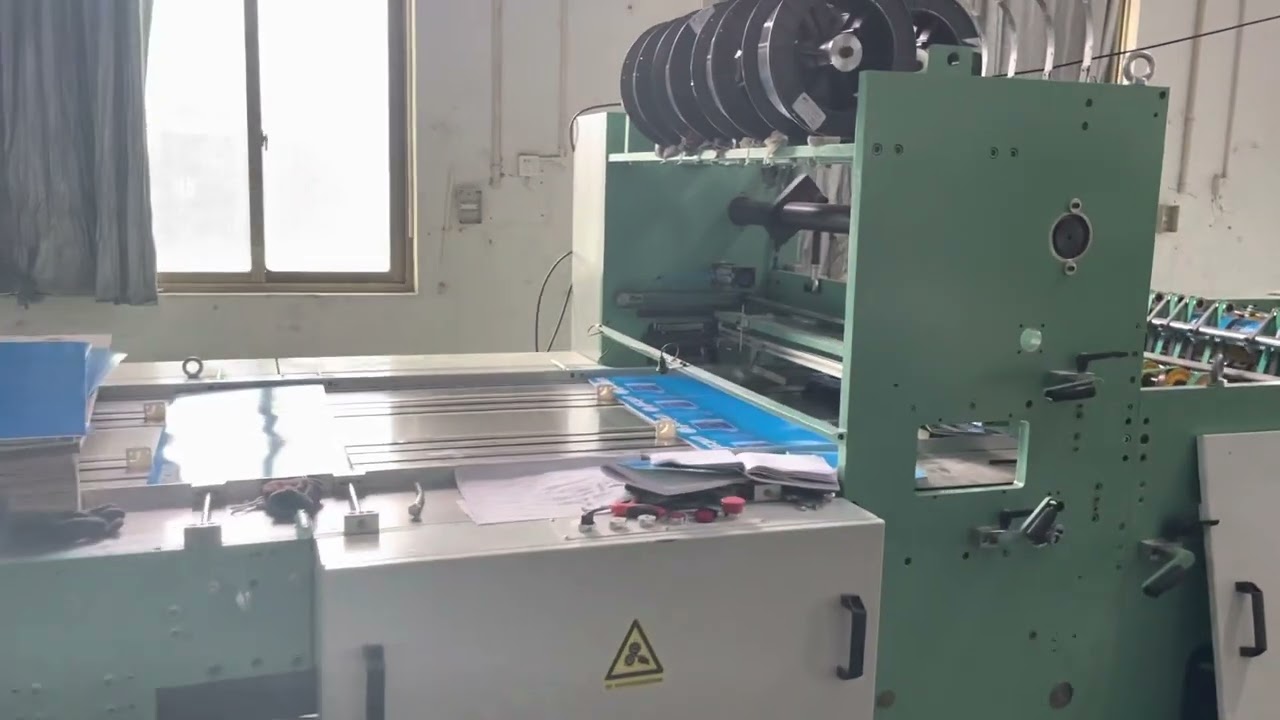 High Speed Fully automatic Exercise Books Making Machine.