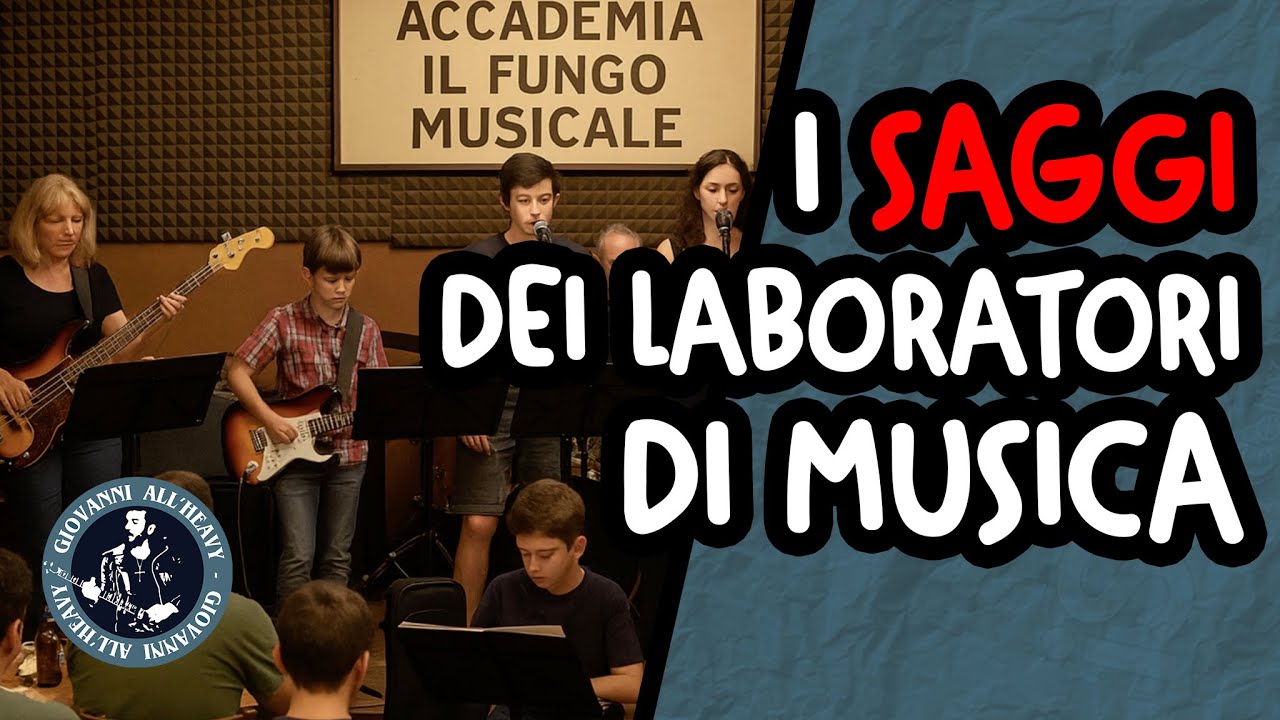 i VIDEO dei SAGGI dei LABORATORI delle SCUOLE DI MUSICA