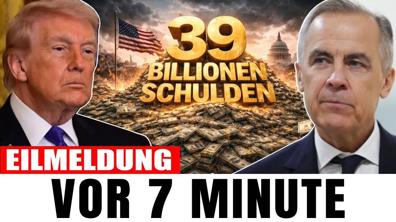 🚨 EILMELDUNG: 39 Billionen Dollar Schulden &ndash; Amerikas Schuldenkrise ver&auml;ndert die Machtbalance
