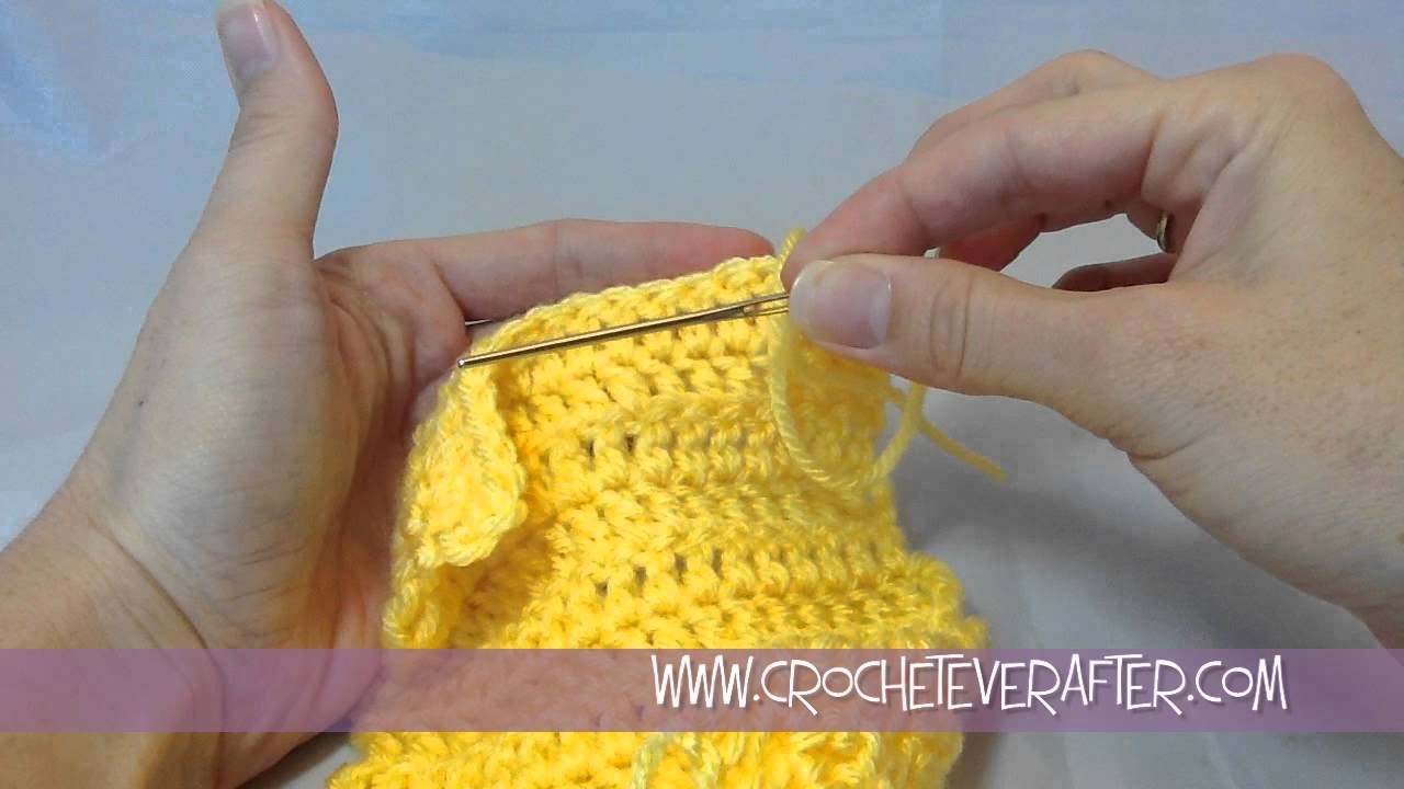 How to Fasten Off and Weave in Ends Tutorial