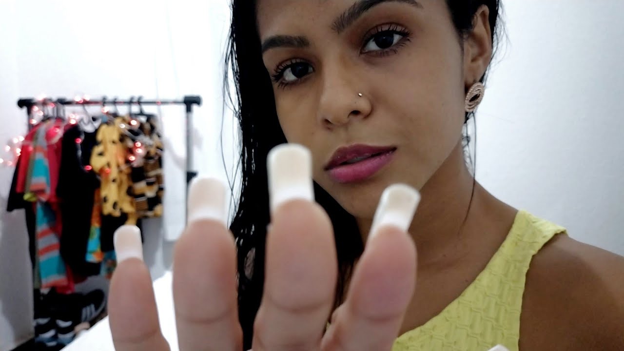ASMR TAPPING UNHAS NA CÂMERA