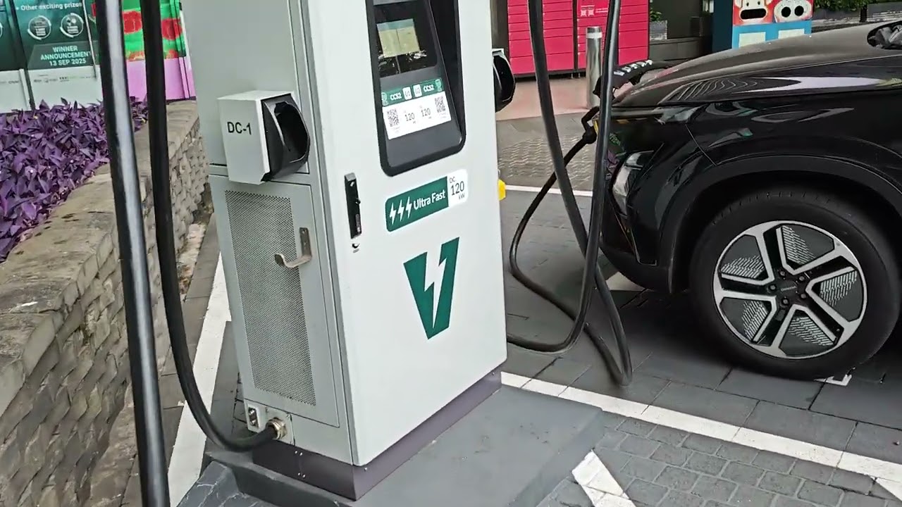 Tutorial cara charge mobil listrik di Voltron EV Charging Station