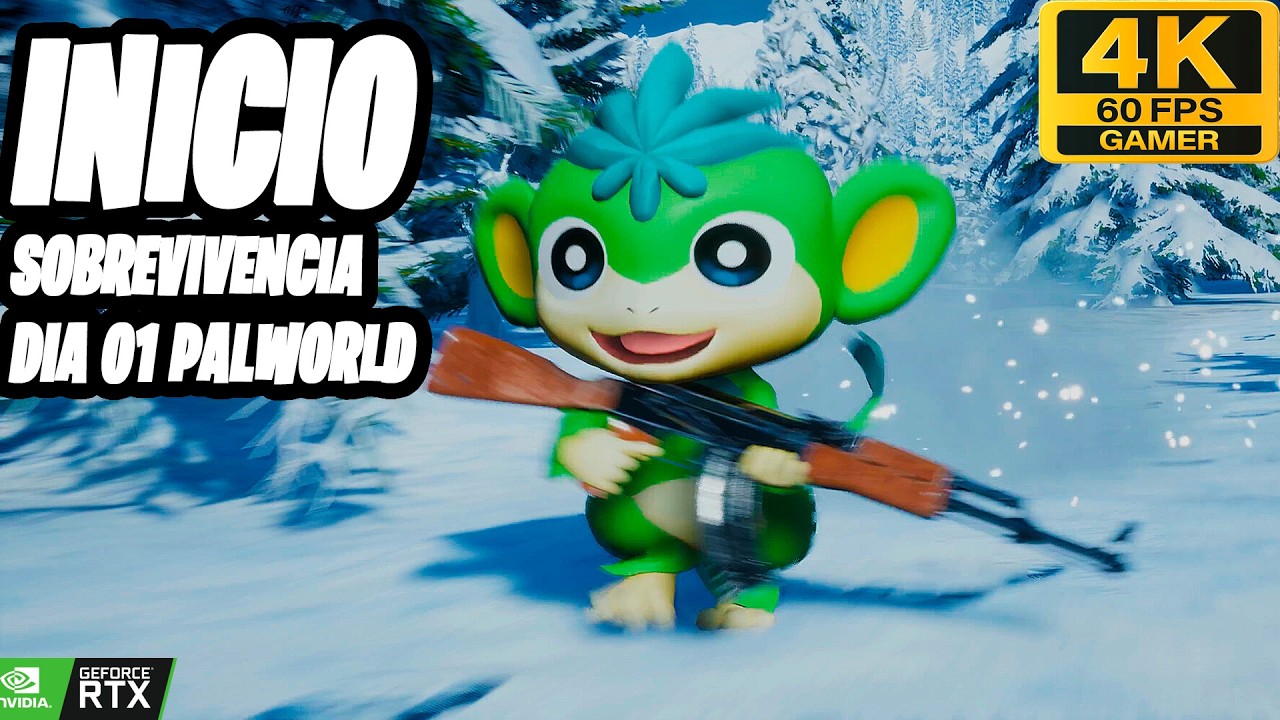 Modo Sobrevivência - Palworld [4k 60fps] Gameplay em 2025