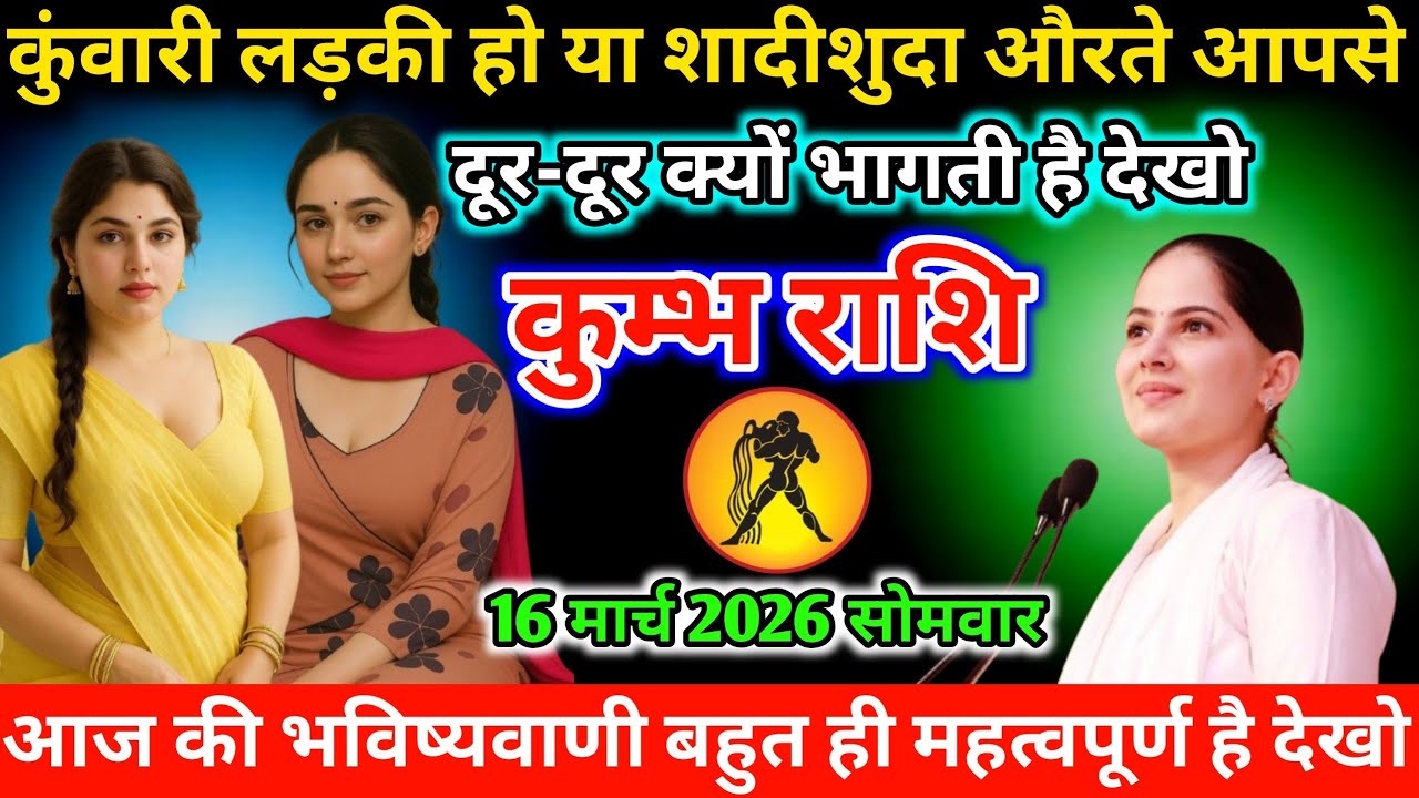 #कुम्भ कुंवारी लड़की हो या शादीशुदा औरते आपसे दूर-दूर क्यों भागती है देखो 08 फरवरी 2026 रविवार 