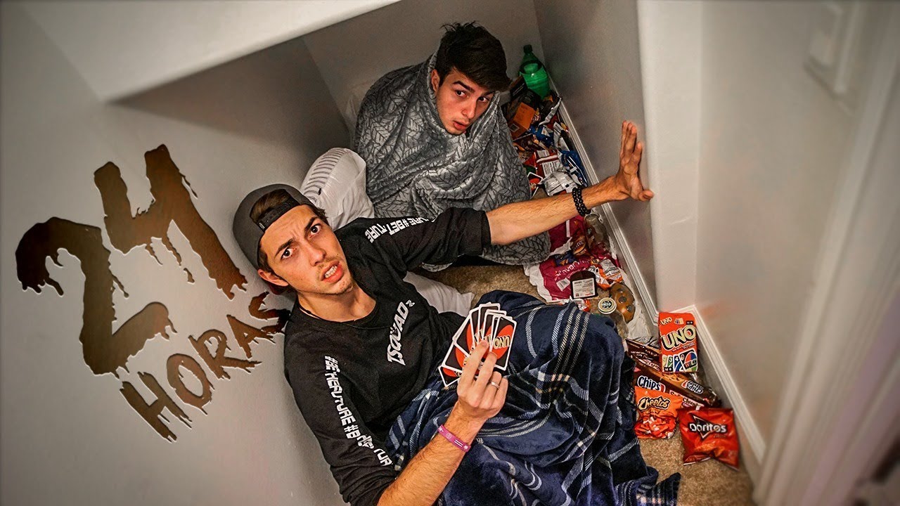 24 HORAS DENTRO DO QUARTO DO PÂNICO! ‹ NeagleHouse ›
