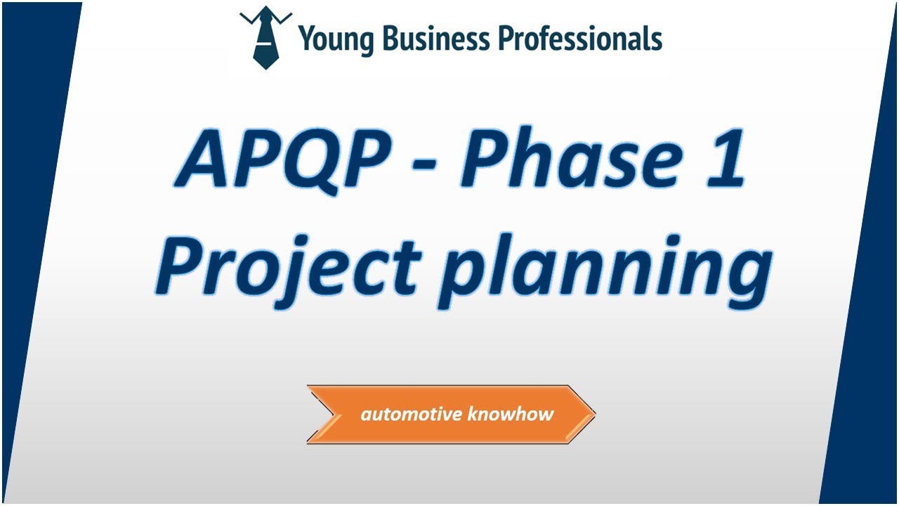 APQP Phase 1 - Project planning
