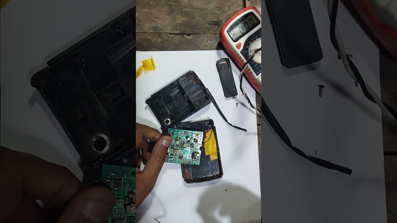 Ahuja WM-23 wireless microphone modification,AA battery to Lithium ion battery with Type C charging