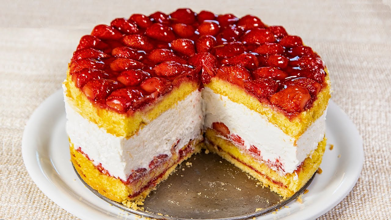 Egy színes álom - Egzotikus epertorta (Szécsi Szilvi)