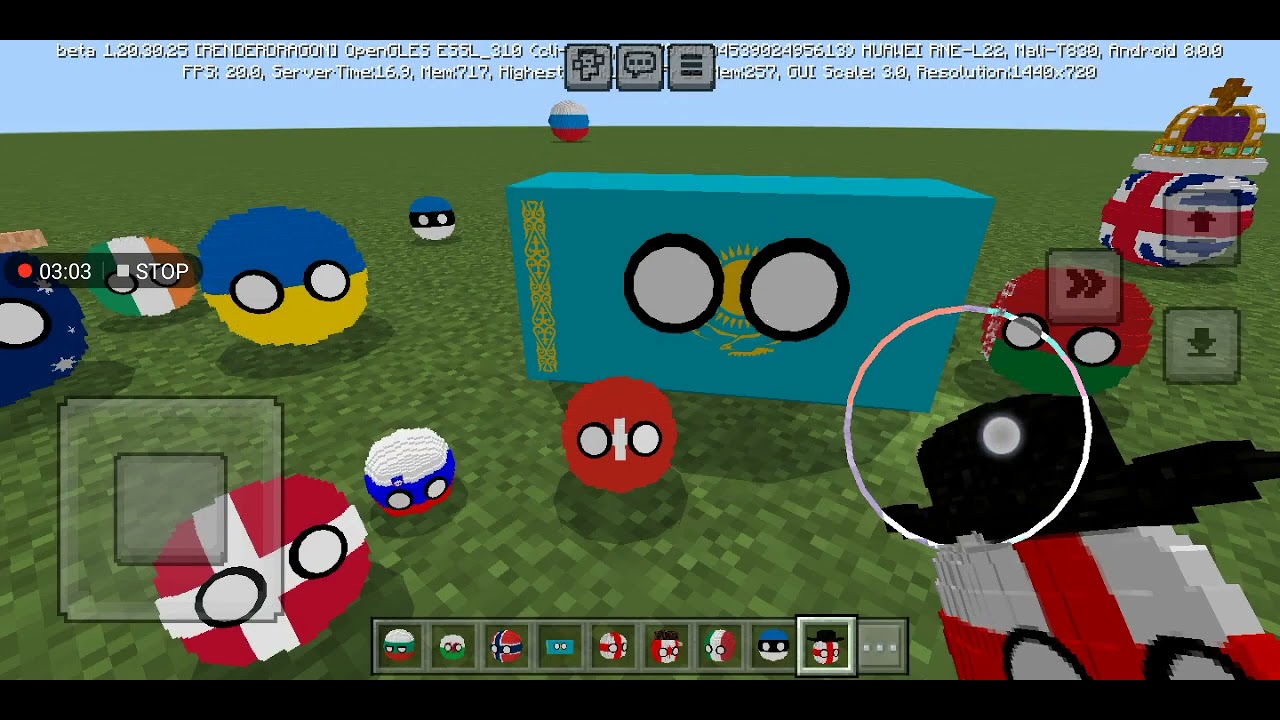 Minecraft new countryball 1.4 update addon