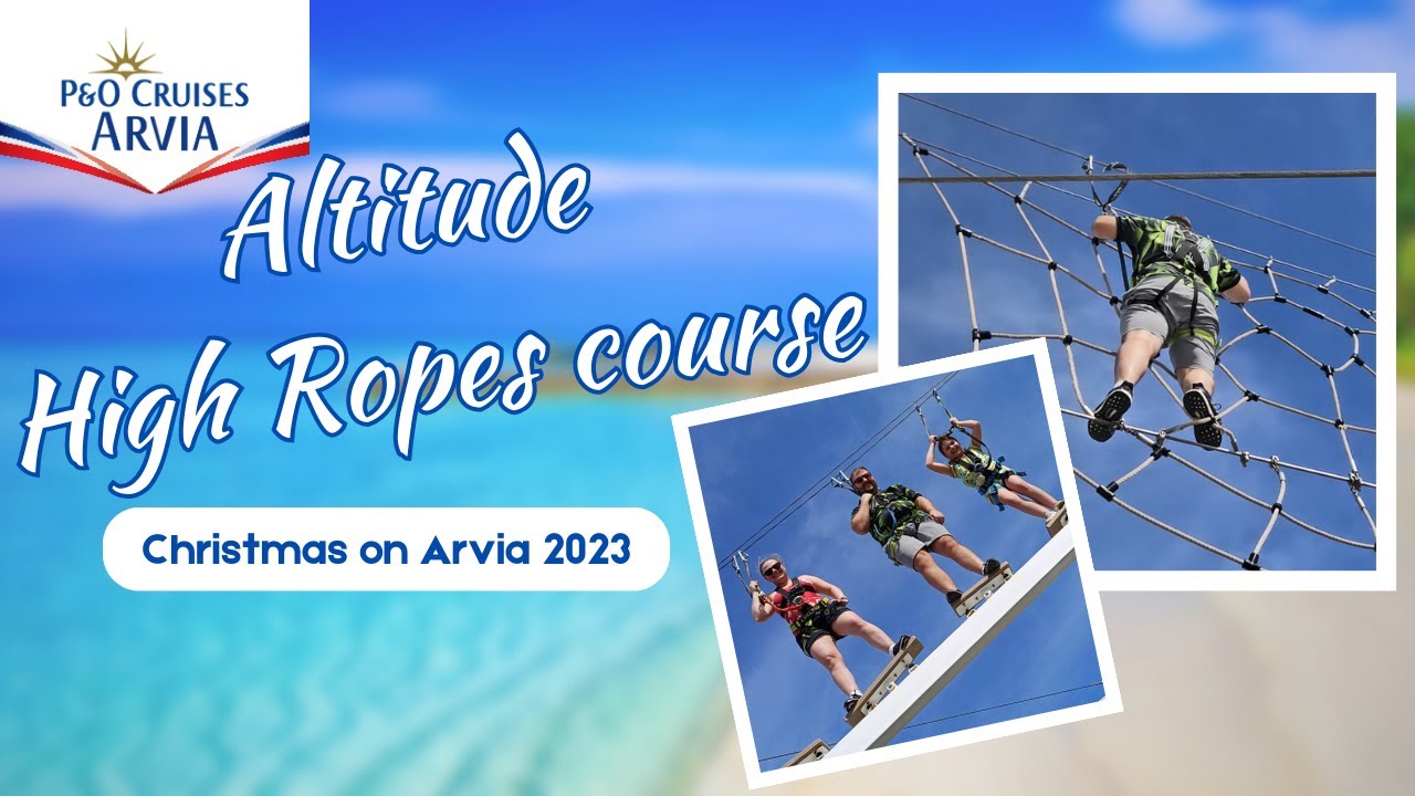 Altitude Skywalk - Arvia's High Ropes course: Arvia at Christmas 2023