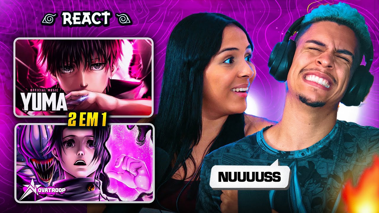 2 EM 1 NOVATROOP + YUMA ft. NIKMOUU: Yuta Okkotsu (Jujutsu Kaisen) | [Casal Jounin React] 🔥