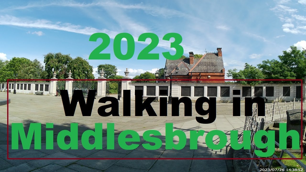 Walking in Middlesbrough July 2023