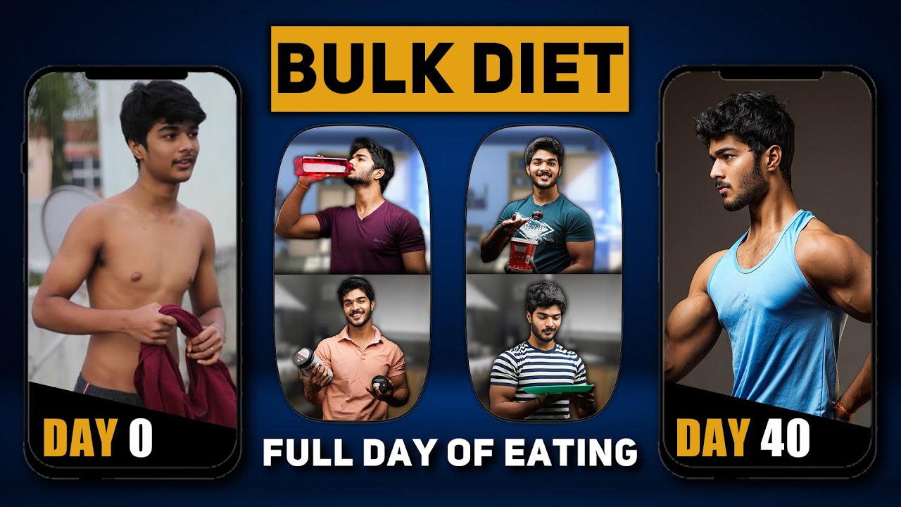 FULL DAY OF EATING 2023: What To Eat For Healthy Muscle &ldquo;Weight Gain&rdquo; (FAST!)