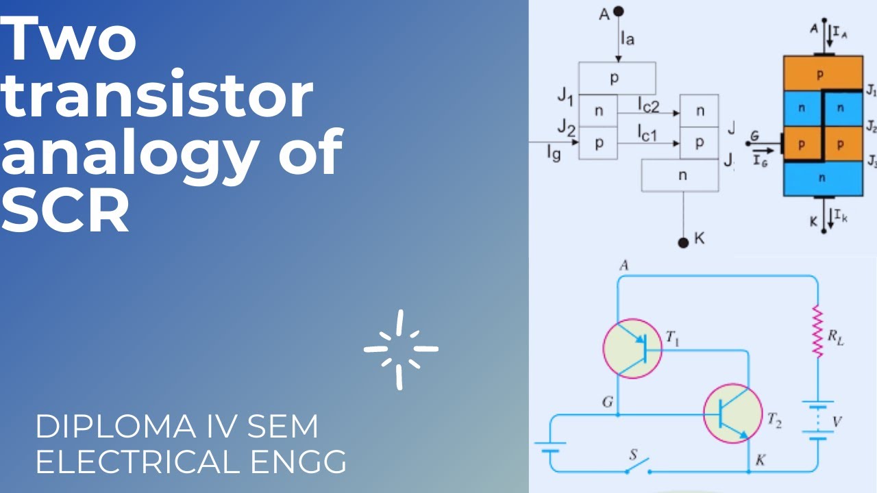 Two transistor analogy of SCR