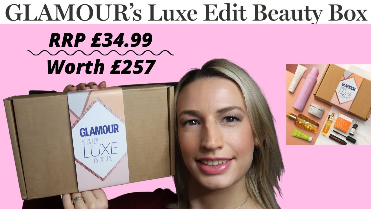 Glamour The Luxe Edit Beauty Box Unboxing