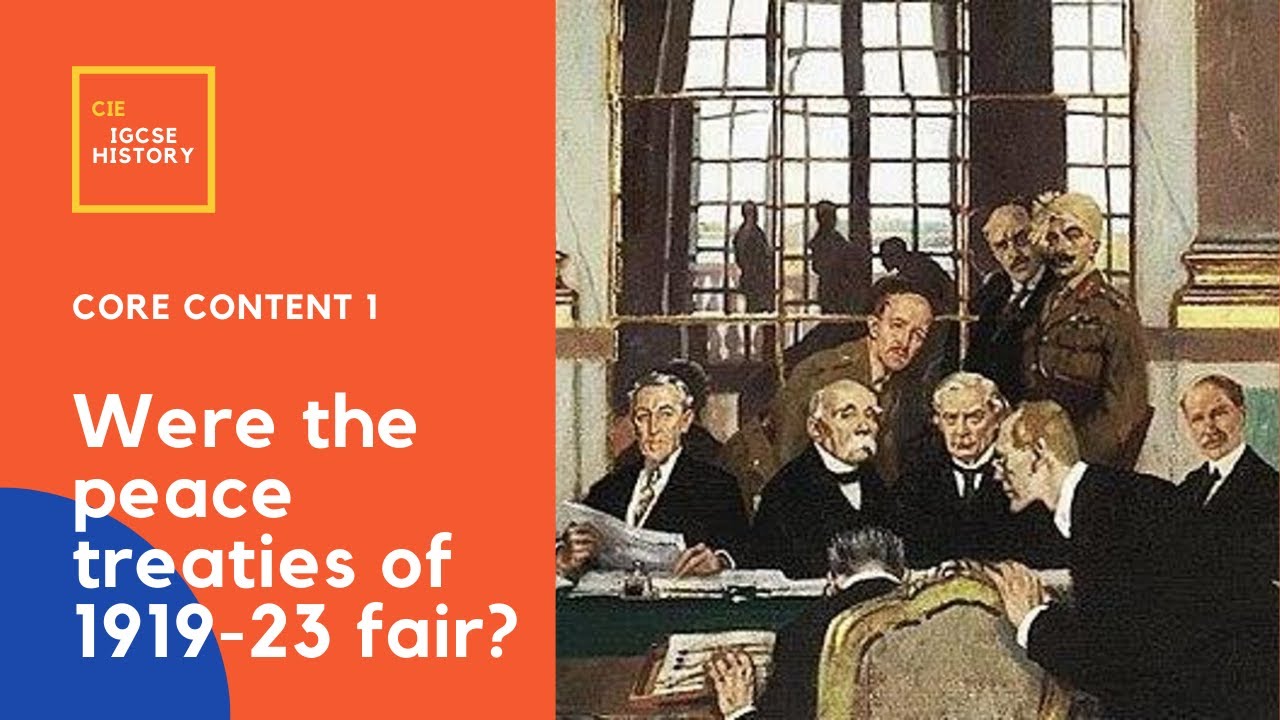 iGCSE History: 20th Century International Relations - KQ1 Treaty of Versailles