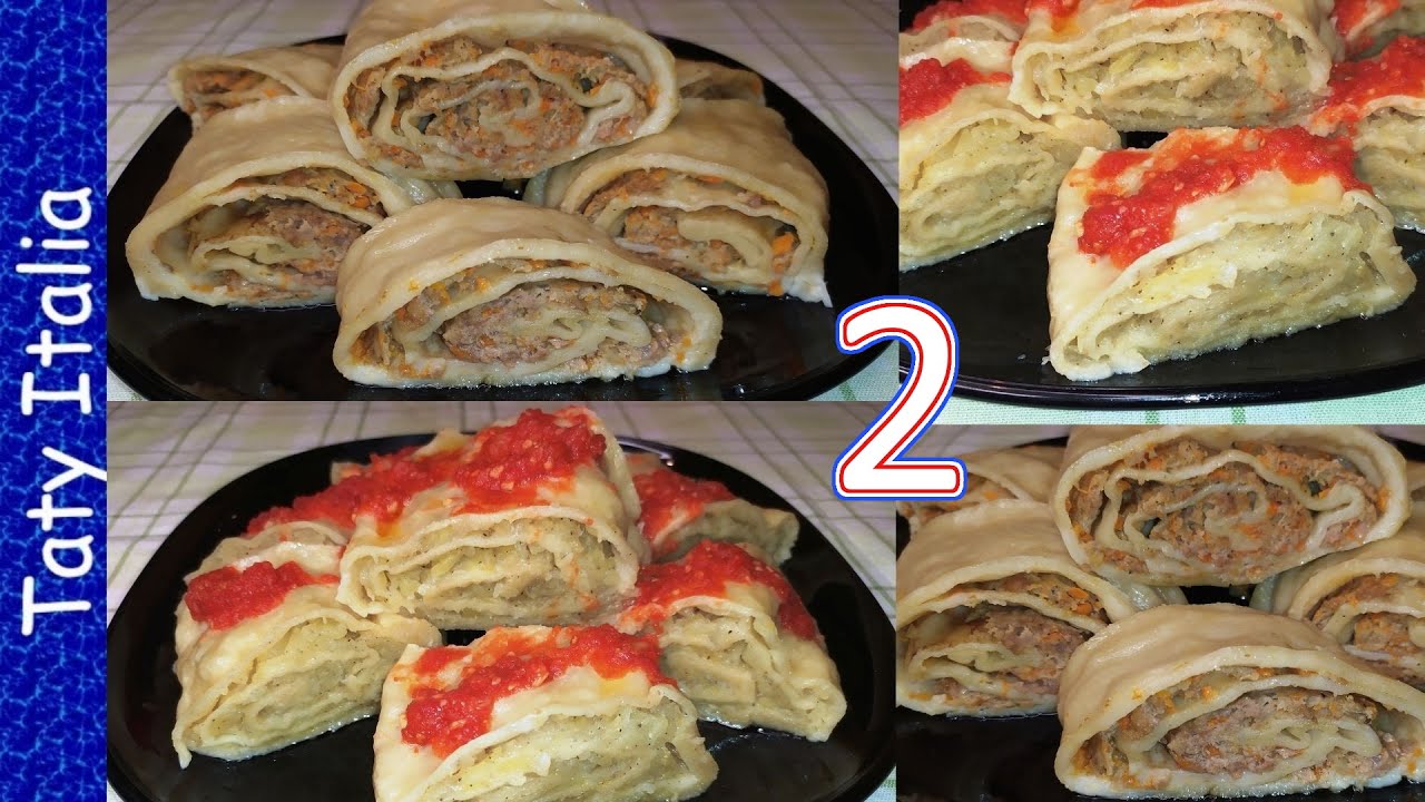 🌲Ravioli al vapore(rotolo)con 2 ripieni PER PIGRI/🌲Lazy Steamed Dumplings(rolls)2 fillings(ENG SUB)