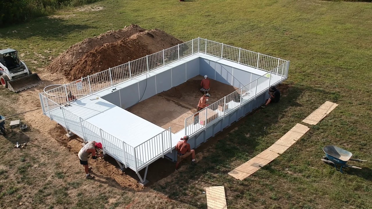 Kayak Pool Install