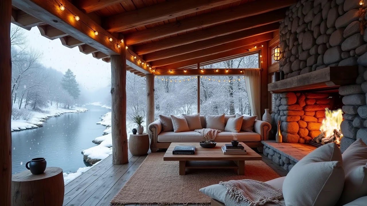 LIVE: Cozy Fireplace Sounds & Soft Piano for Meditation, Calm Focus & Stress Relief
