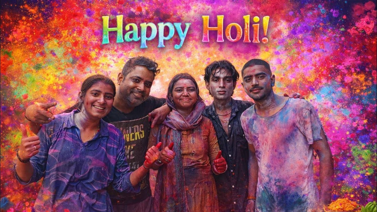 Happy Holi and my with family vlog 🫟🫟🫟❤️🥰🥰🥰🥰🥰🥰🥰