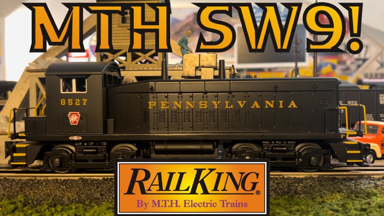 NEW! MTH / Rail King PRR SW9 Switcher! (Review / Run)