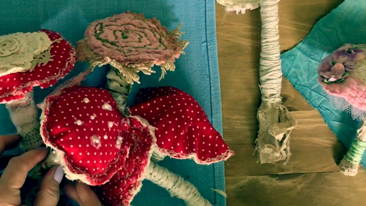 Fabric Mushrooms Ideas