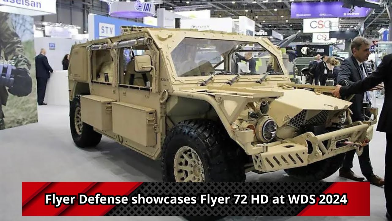 Flyer Defense showcases Flyer 72 HD at WDS 2024