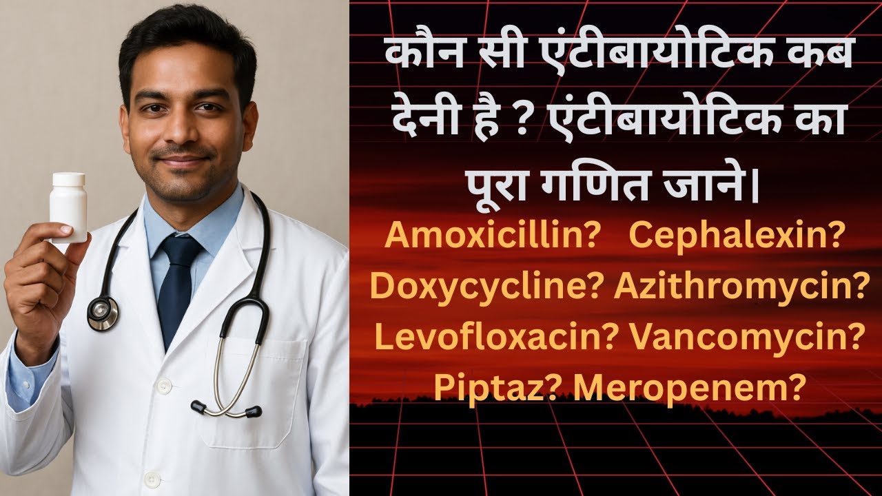 द एंटीबायोटिक लैडर! कौन-सी गोली कब देनी है? हर प्रैक्टिशनर का अल्टीमेट सीक्रेट! #cms_ed #hctm_delhi
