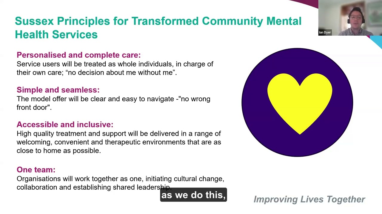 Community mental health  transformation webinar - July 2024