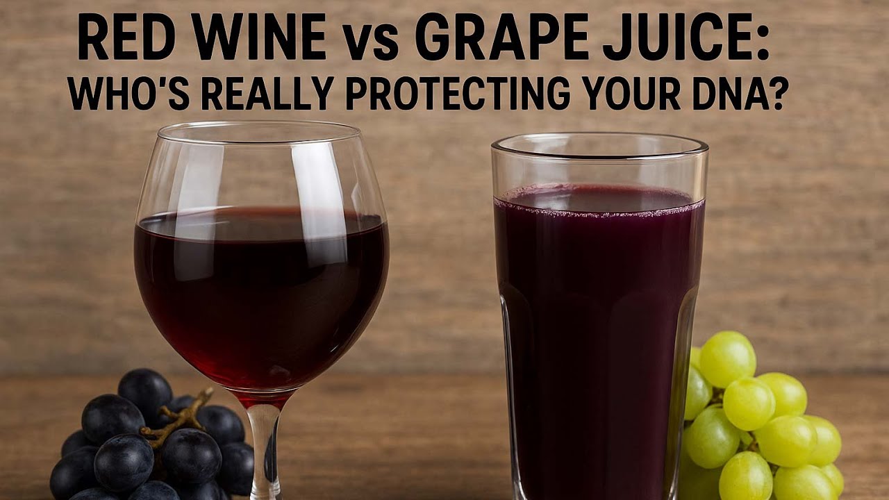 Grape Juice vs Red Wine: Antioxidant Hero or Genomic Deadbeat?