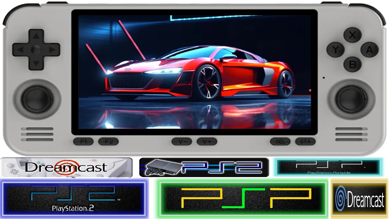 Powkiddy RGB10 MAX 3 PRO JELOS PS2,PSP,DC 3D GAME TEST.2