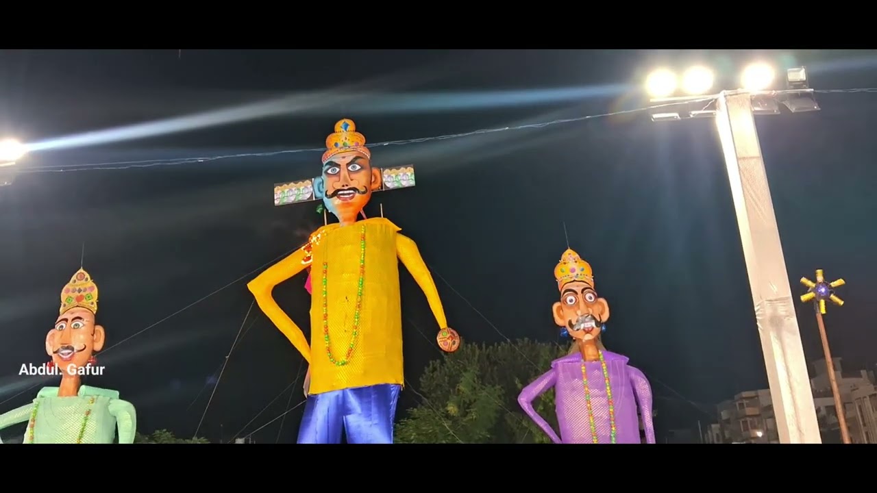 Abdul. Gafur.. बड़वानी में रावण दहन.. 2.10.2025