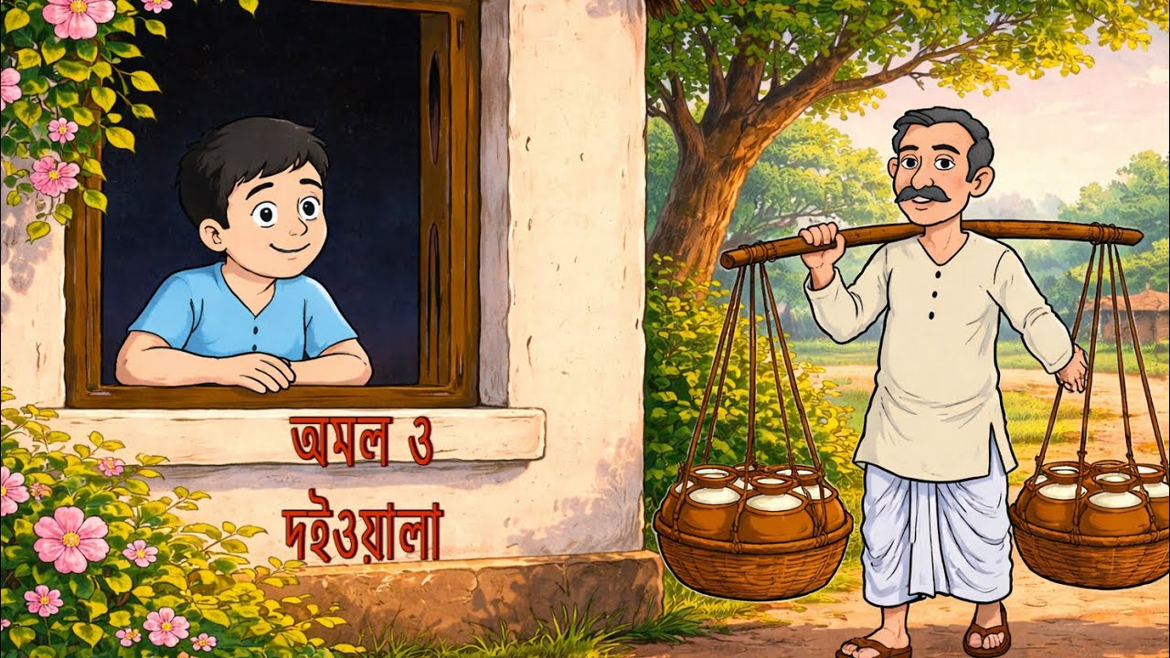 অমল ও দইওয়ালা | সপ্তম শ্রেণী | Amal O Doiwala | Class 7 | Kolpochitro | Bangla Animation |
