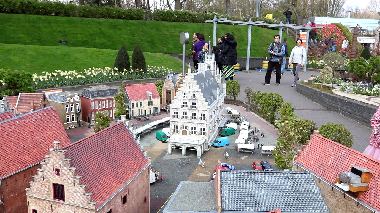 4K Mini Amsterdam - Madurodam Model Village, Netherlands, 2019