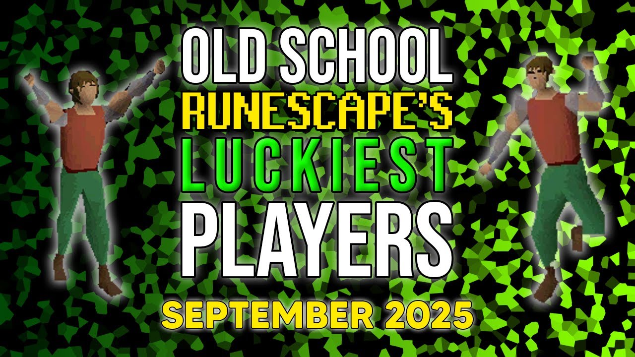 Самые удачливые игроки старой школы RuneScape — сентябрь 2025 г.