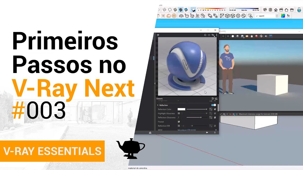 Primeiros Passos no V-Ray Next | V-Ray Essentials