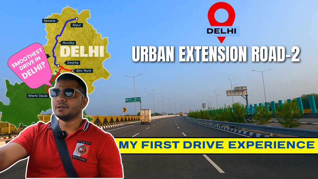 Delhi : Urban Extension Road 2 Drive - Smooth or Not? #detoxtraveller 