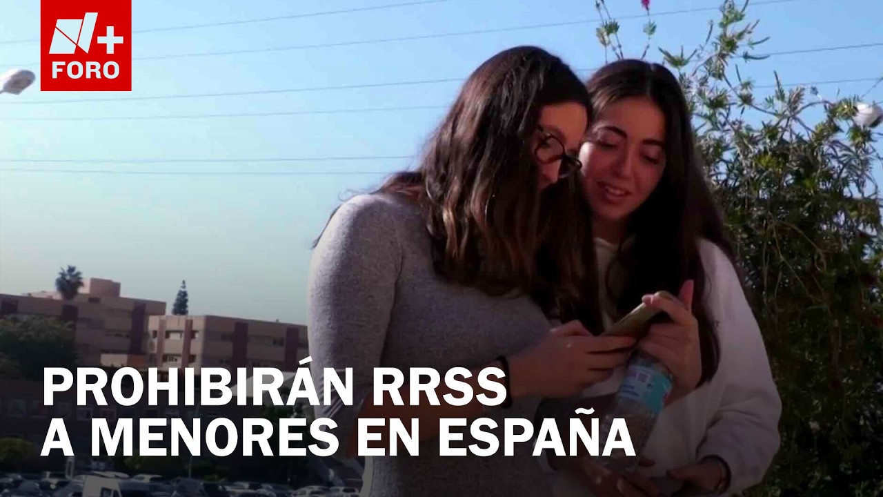 España busca prohibir redes sociales a menores de 16 para combatir adicción - Las Noticias