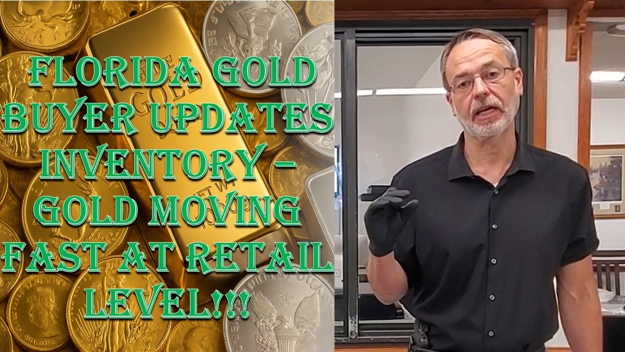 Florida Gold Buyer Updates Premiums & Inventory - 4/6/26 - Rapid Movement in Gold at Retail Level!!!