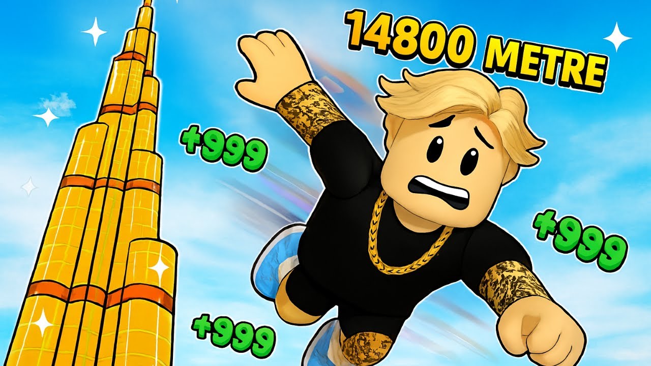 En Tepeye Tırmandım 😁 | Roblox Climb and Jump Tower