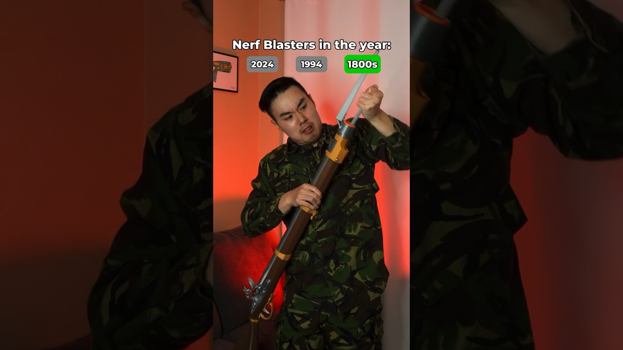 Nerf Blasters over the years