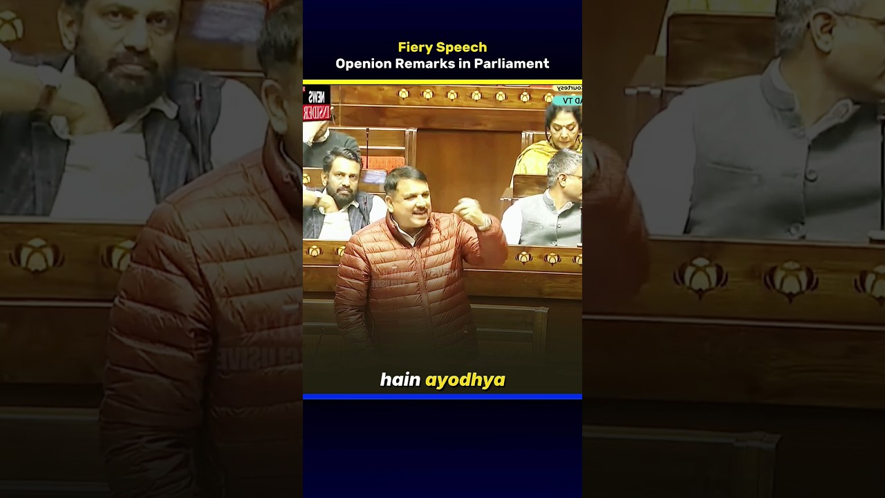 Sanjay Singh opening remarks in Parliament | Fiery Speech | Direct News